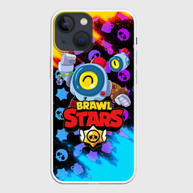 Чехол для iPhone 13 mini с принтом BRAWL STARS NANI в городе Новоалтайск,  |  | bibi | brawl stars | coach mike | crow | gale | leon | leon shark | max | mecha crow | mortis | mr.p | nani | phoenix | sally leon | sandy | spike | sprout | tara | virus 8 bit | werewolf | ворон | оборотень