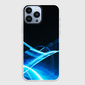 Чехол для iPhone 13 Pro Max с принтом DIGITAL BLUE в городе Новоалтайск,  |  | abstract | abstraction | color | fractal | geometry | paitnt | polygon | polygonal | psy | абстракция | геометрия | краски | неоновые | полигоны | психоделика | фрактал
