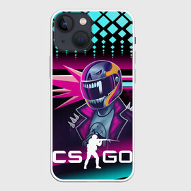 Чехол для iPhone 13 mini с принтом НЕОНОВЫЙ ГОНЩИК в городе Новоалтайск,  |  | counter strike | cs | cs go | csgo | neon | neon rider | rider | контр страйк | кс | кс го | ксго | неон | неоновый гонщик