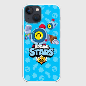 Чехол для iPhone 13 mini с принтом BRAWL STARS NANI в городе Новоалтайск,  |  | bibi | brawl stars | coach mike | crow | gale | leon | leon shark | max | mecha crow | mortis | mr.p | nani | phoenix | sally leon | sandy | spike | sprout | tara | virus 8 bit | werewolf | ворон | оборотень