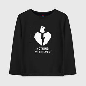 Детский лонгслив хлопок с принтом Nothing But Thieves в городе Новоалтайск, 100% хлопок | круглый вырез горловины, полуприлегающий силуэт, длина до линии бедер | nothing but | nothing but thieves | rock | музыка