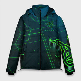 Мужская зимняя куртка 3D с принтом RAZER CYBERSPORT в городе Новоалтайск, верх — 100% полиэстер; подкладка — 100% полиэстер; утеплитель — 100% полиэстер | длина ниже бедра, свободный силуэт Оверсайз. Есть воротник-стойка, отстегивающийся капюшон и ветрозащитная планка. 

Боковые карманы с листочкой на кнопках и внутренний карман на молнии. | game | gamer | razer | trend | игры | инромания | рейзер | рузер | тренды