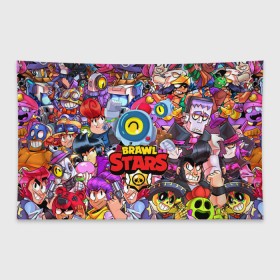 Флаг-баннер с принтом BRAWL STARS NANI в городе Новоалтайск, 100% полиэстер | размер 67 х 109 см, плотность ткани — 95 г/м2; по краям флага есть четыре люверса для крепления | bibi | brawl stars | coach mike | crow | gale | leon | leon shark | max | mecha crow | mortis | mr.p | nani | phoenix | sally leon | sandy | spike | sprout | tara | virus 8 bit | werewolf | ворон | оборотень