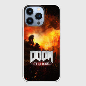 Чехол для iPhone 13 Pro с принтом DOOM ETERNAL в городе Новоалтайск,  |  | Тематика изображения на принте: bethesda softworks | doom eternal | doomguy | id software | демоны | дум этернал | марс | палач рока | этернал