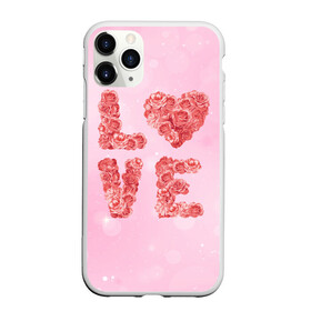 Чехол для iPhone 11 Pro Max матовый с принтом Love Розы в городе Новоалтайск, Силикон |  | Тематика изображения на принте: love | день влюбленных | день святого валентина | любовь | розочки | розы | романтика | цветы | я тебя люблю