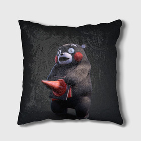Подушка 3D с принтом Kumamon в городе Новоалтайск, наволочка – 100% полиэстер, наполнитель – холлофайбер (легкий наполнитель, не вызывает аллергию). | состоит из подушки и наволочки. Наволочка на молнии, легко снимается для стирки | fire | for | glory | hell | japan | kumamon | of course | ofc | satan | the | иероглифы | кумамон | медведь | огонь | пожар | сатана | япония