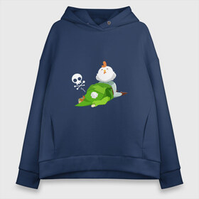 Женское худи Oversize хлопок с принтом The Legend of Zelda в городе Новоалтайск, френч-терри — 70% хлопок, 30% полиэстер. Мягкий теплый начес внутри —100% хлопок | боковые карманы, эластичные манжеты и нижняя кромка, капюшон на магнитной кнопке | breath of the wild | cemu | legend of zelda | link | princess zelda | the legend of zelda | зельда | легенда о зельде | линк