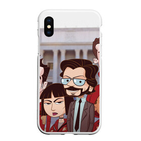 Чехол для iPhone XS Max матовый с принтом La Casa de Papel (Z) в городе Новоалтайск, Силикон | Область печати: задняя сторона чехла, без боковых панелей | la casa de papel | netflix | берлин | бумажный дом | лиссабон | профессор | сальва | токио