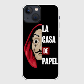 Чехол для iPhone 13 mini с принтом Бумажный Дом в городе Новоалтайск,  |  | casa | de | la | mask | netflix | papel | бумажный | деньги | дом | маска | маски | сериал