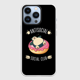 Чехол для iPhone 13 Pro с принтом Pokemon. Snorlax в городе Новоалтайск,  |  | Тематика изображения на принте: detective | goodman | monster | pikachu | pocket | pokemon | reynolds | ryan | snorlax | tim | гудман | детектив | карманный | люси | монстр | пикачу | покемон | райан | рейнольдс | снорлакс | стивенс | тим