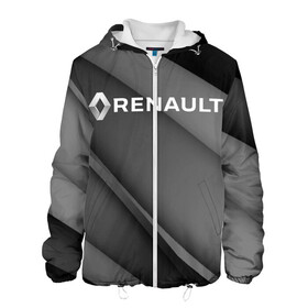 Мужская куртка 3D с принтом RENAULT. в городе Новоалтайск, ткань верха — 100% полиэстер, подклад — флис | прямой крой, подол и капюшон оформлены резинкой с фиксаторами, два кармана без застежек по бокам, один большой потайной карман на груди. Карман на груди застегивается на липучку | abstract | auto | brand | car | geometry | renault | sport | texture | абстракция | авто | автомобильные | бренд | геометрия | классика | машины | модные | ренаулт | спорт | стиль | текстура