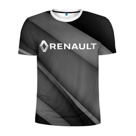 Мужская футболка 3D спортивная с принтом RENAULT. в городе Новоалтайск, 100% полиэстер с улучшенными характеристиками | приталенный силуэт, круглая горловина, широкие плечи, сужается к линии бедра | abstract | auto | brand | car | geometry | renault | sport | texture | абстракция | авто | автомобильные | бренд | геометрия | классика | машины | модные | ренаулт | спорт | стиль | текстура