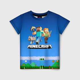 Детская футболка 3D с принтом Minecraft. в городе Новоалтайск, 100% гипоаллергенный полиэфир | прямой крой, круглый вырез горловины, длина до линии бедер, чуть спущенное плечо, ткань немного тянется | Тематика изображения на принте: craft | game | mine | minecraft | minecraftmemories | pixel | tnt | twitter | блок | динамит | игра | красный блок | майнкрафт | маркус перссон | пиксель | ремесло | тротил | шахта