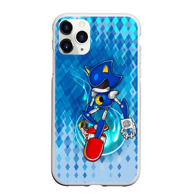 Чехол для iPhone 11 Pro матовый с принтом Metal Sonic в городе Новоалтайск, Силикон |  | metal sonic | видеоигры | поколения ежик соник | робот | супер ёж