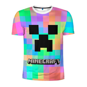 Мужская футболка 3D спортивная с принтом Minecraft. в городе Новоалтайск, 100% полиэстер с улучшенными характеристиками | приталенный силуэт, круглая горловина, широкие плечи, сужается к линии бедра | craft | game | mine | minecraft | minecraftmemories | pixel | tnt | twitter | блок | динамит | игра | красный блок | майнкрафт | маркус перссон | пиксель | ремесло | тротил | шахта