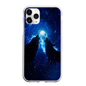 Чехол для iPhone 11 Pro Max матовый с принтом Волки силуэты звездное небо в городе Новоалтайск, Силикон |  | верность | вместе | вой | волки | вселенная | двое | животные | закрученный | звездное небо | космос | луна | любовь | пара | рядом | силуэты | спираль | темный