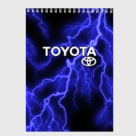 Скетчбук с принтом TOYOTA в городе Новоалтайск, 100% бумага
 | 48 листов, плотность листов — 100 г/м2, плотность картонной обложки — 250 г/м2. Листы скреплены сверху удобной пружинной спиралью | Тематика изображения на принте: toyota | абстракция | авто | автомобиль | лого | логотип | машина | таета | тоета | тойота