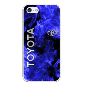 Чехол для iPhone 5/5S матовый с принтом TOYOTA в городе Новоалтайск, Силикон | Область печати: задняя сторона чехла, без боковых панелей | Тематика изображения на принте: toyota | абстракция | авто | автомобиль | лого | логотип | машина | таета | тоета | тойота