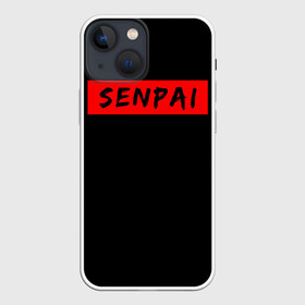 Чехол для iPhone 13 mini с принтом SENPAI в городе Новоалтайск,  |  | kanojo | notice me | senpai | аниме | девушка | кохай | манга | сёдзё | семпай | сенпай