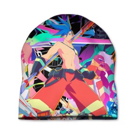 Шапка 3D с принтом PROMARE в городе Новоалтайск, 100% полиэстер | универсальный размер, печать по всей поверхности изделия | anime | fdpp | fire rеscue | mad burnish | promare | аниме | гало | лио | опалённые | промар