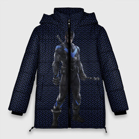Женская зимняя куртка 3D с принтом Nightwing в городе Новоалтайск, верх — 100% полиэстер; подкладка — 100% полиэстер; утеплитель — 100% полиэстер | длина ниже бедра, силуэт Оверсайз. Есть воротник-стойка, отстегивающийся капюшон и ветрозащитная планка. 

Боковые карманы с листочкой на кнопках и внутренний карман на молнии | batman | batman arkham knight | nightwing | vdzabma | бэтмен | бэтмен рыцарь аркхема | найтвинг
