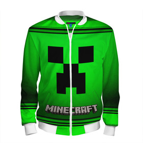 Мужской бомбер 3D с принтом Minecraft. в городе Новоалтайск, 100% полиэстер | застегивается на молнию, по бокам два кармана без застежек, по низу бомбера и на воротнике - эластичная резинка | craft | game | mine | minecraft | minecraftmemories | pixel | tnt | twitter | блок | динамит | игра | красный блок | майнкрафт | маркус перссон | пиксель | ремесло | тротил | шахта