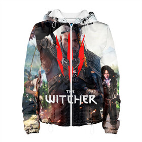 Женская куртка 3D с принтом The Witcher. в городе Новоалтайск, ткань верха — 100% полиэстер, подклад — флис | прямой крой, подол и капюшон оформлены резинкой с фиксаторами, два кармана без застежек по бокам, один большой потайной карман на груди. Карман на груди застегивается на липучку | netflix | the witcher | американский сериал | ве витчер | ведьмак | геральт | игра | кино | нетфликс | популярные иллюстрации | сериал | сериалы | фильмы | фэнтези