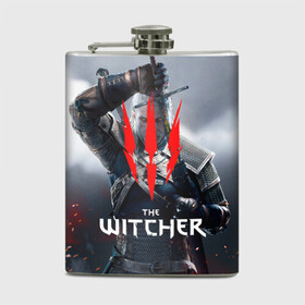 Фляга с принтом The Witcher. в городе Новоалтайск, металлический корпус | емкость 0,22 л, размер 125 х 94 мм. Виниловая наклейка запечатывается полностью | Тематика изображения на принте: netflix | the witcher | американский сериал | ве витчер | ведьмак | геральт | игра | кино | нетфликс | популярные иллюстрации | сериал | сериалы | фильмы | фэнтези
