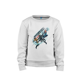 Детский свитшот хлопок с принтом FIGHT for JUSTICE в городе Новоалтайск, 100% хлопок | круглый вырез горловины, эластичные манжеты, пояс и воротник | Тематика изображения на принте: aquaman | atlanna | atlantean soldier | black manta | brine king | mera | orm | vdgerir | аквамен | аквамэн | артур карри | атланта | мера