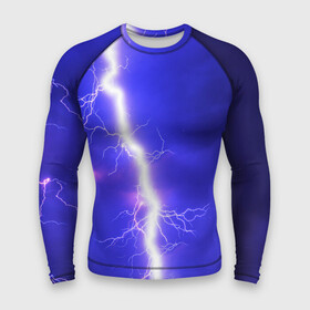 Мужской рашгард 3D с принтом NEON ELECTRIX в городе Новоалтайск,  |  | color | colour | electricity | glim | glow | light | lights | neon | power | shine | молния | напряжение | неоновый | разряд | стихия | ток | удар | электричество