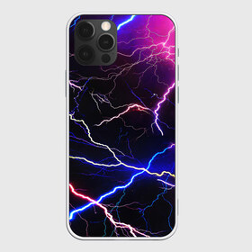 Чехол для iPhone 12 Pro Max с принтом НЕОНОВЫЕ МОЛНИИ в городе Новоалтайск, Силикон |  | Тематика изображения на принте: color | colour | electricity | glim | glow | light | lights | neon | power | shine | молния | напряжение | неоновый | разряд | стихия | ток | удар | электричество