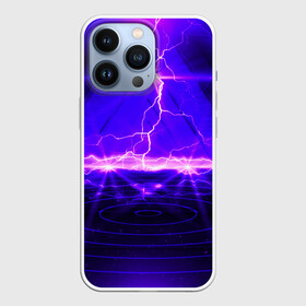 Чехол для iPhone 13 Pro с принтом НЕОНОВЫЕ МОЛНИИ в городе Новоалтайск,  |  | color | colour | electricity | glim | glow | light | lights | neon | power | shine | молния | напряжение | неоновый | разряд | стихия | ток | удар | электричество