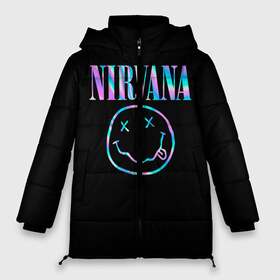 Женская зимняя куртка 3D с принтом Nirvana(Спина) в городе Новоалтайск, верх — 100% полиэстер; подкладка — 100% полиэстер; утеплитель — 100% полиэстер | длина ниже бедра, силуэт Оверсайз. Есть воротник-стойка, отстегивающийся капюшон и ветрозащитная планка. 

Боковые карманы с листочкой на кнопках и внутренний карман на молнии | nirvana | гитара | голограмма | кобейн | курт | курт кобейн | музыка | неон | нирвана | рок | смайл