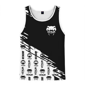 Мужская майка 3D с принтом VENUM в городе Новоалтайск, 100% полиэстер | круглая горловина, приталенный силуэт, длина до линии бедра. Пройма и горловина окантованы тонкой бейкой | Тематика изображения на принте: 
