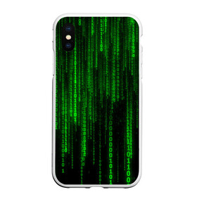 Чехол для iPhone XS Max матовый с принтом Матрица код цифры программист в городе Новоалтайск, Силикон | Область печати: задняя сторона чехла, без боковых панелей | Тематика изображения на принте: бинарный код | веб | вирус | всемирная паутина | двоичный код | зеленый | интернет | информация | кибер | код | кодер | кодирование | матрица | наука | олдскул | по | программирование