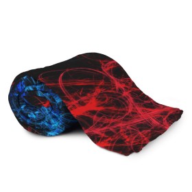 Плед 3D с принтом SMOKE COLOR в городе Новоалтайск, 100% полиэстер | закругленные углы, все края обработаны. Ткань не мнется и не растягивается | abstract | abstraction | color | fractal | geometry | paitnt | polygon | polygonal | psy | абстракция | геометрия | краски | неоновые | полигоны | психоделика | фрактал