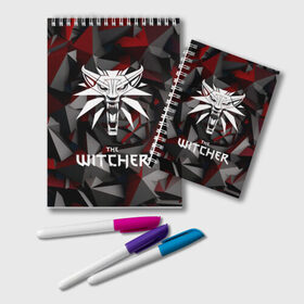 Блокнот с принтом The Witcher в городе Новоалтайск, 100% бумага | 48 листов, плотность листов — 60 г/м2, плотность картонной обложки — 250 г/м2. Листы скреплены удобной пружинной спиралью. Цвет линий — светло-серый
 | Тематика изображения на принте: netflix | the witcher | американский сериал | ве витчер | ведьмак | геральт | игра | кино | нетфликс | популярные иллюстрации | сериал | сериалы | фильмы | фэнтези