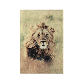 Обложка для паспорта матовая кожа с принтом Lion King в городе Новоалтайск, натуральная матовая кожа | размер 19,3 х 13,7 см; прозрачные пластиковые крепления | animals | king | lion | африка | взгляд | голова | грива | дикие | животные | зверек | зверь | зодиак | клыки | король | кот | кошак | кошка | лапы | лев | лео | львенок | оскал | природа | саванна | симба | созвездие