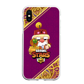 Чехол для iPhone XS Max матовый с принтом Brawl Stars Gale Merchant в городе Новоалтайск, Силикон | Область печати: задняя сторона чехла, без боковых панелей | Тематика изображения на принте: brawl | brawl stars | brawl stars gale | gale | gale exclusive | merchant | бравл | бравл старс | гэйл | гэйл торговец | гэйл. бравл старс | премиум скин | торговец гэйл