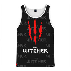 Мужская майка 3D с принтом The Witcher в городе Новоалтайск, 100% полиэстер | круглая горловина, приталенный силуэт, длина до линии бедра. Пройма и горловина окантованы тонкой бейкой | netflix | the witcher | американский сериал | ве витчер | ведьмак | геральт | игра | кино | нетфликс | популярные иллюстрации | сериал | сериалы | фильмы | фэнтези