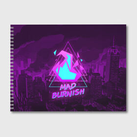 Альбом для рисования с принтом PROMARE MAD BURNISH в городе Новоалтайск, 100% бумага
 | матовая бумага, плотность 200 мг. | anime | fdpp | fire rеscue | mad burnish | promare | аниме | гало | лио | опалённые | промар