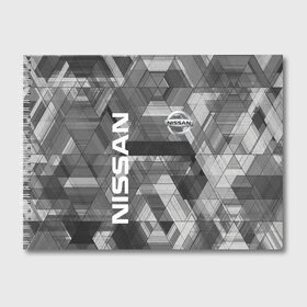 Альбом для рисования с принтом NISSAN в городе Новоалтайск, 100% бумага
 | матовая бумага, плотность 200 мг. | abstract | auto | brand | car | geometry | nissan | nиссан | sport | texture | абстракция | авто | автомобильные | бренд | геометрия | классика | машины | модные | спорт | стиль | текстура