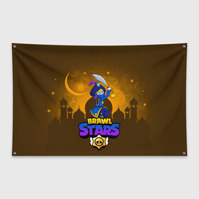 Флаг-баннер с принтом MORTIS BRAWL STARS в городе Новоалтайск, 100% полиэстер | размер 67 х 109 см, плотность ткани — 95 г/м2; по краям флага есть четыре люверса для крепления | brawl | brawl stars | brawl stars rogue mortis | clash | mortis brawl stars | rogue mortis | бравл старс | бравл старс коварный мортис | игра | коварный мортис | мобильные игры | мортис