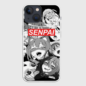Чехол для iPhone 13 mini с принтом SENPAI в городе Новоалтайск,  |  | ahegao | anime | kawai | kowai | oppai | otaku | senpai | sugoi | waifu | yandere | аниме | ахегао | ковай | культура | отаку | семпай | сенпай | тренд | яндере