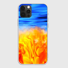 Чехол для iPhone 12 Pro Max с принтом ЛЕД И ПЛАМЯ в городе Новоалтайск, Силикон |  | Тематика изображения на принте: fire | в огне | взрыв | огненный | огонь | пожар | текстура