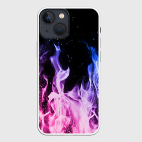 Чехол для iPhone 13 mini с принтом НЕОНОВЫЙ ОГОНЬ в городе Новоалтайск,  |  | bright | fire | flame | heat | light | wildfire | искры | огненный | огонь | пламя | пожар