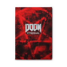 Обложка для автодокументов с принтом Doom Eternal в городе Новоалтайск, натуральная кожа |  размер 19,9*13 см; внутри 4 больших “конверта” для документов и один маленький отдел — туда идеально встанут права | Тематика изображения на принте: bethesda softworks | doom eternal | doomguy | id software | демоны | дум этернал | марс | палач рока | этернал