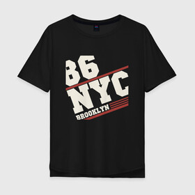 Мужская футболка хлопок Oversize с принтом 1986 New York Brooklyn в городе Новоалтайск, 100% хлопок | свободный крой, круглый ворот, “спинка” длиннее передней части | 1986 | bronx | brooklyn | city | manhattan | new york | queens | retro | staten island | usa | vintage | бронкс | бруклин | винтаж | джерси | квинс | мантэттен | манхеттен | манхэттэн | нью джерси | нью йорк | остров | ретро | стейтен айленд | сш