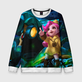 Детский свитшот 3D с принтом mobile legends в городе Новоалтайск, 100% полиэстер | свободная посадка, прямой крой, мягкая тканевая резинка на рукавах и понизу свитшота | 5v5 | dota | game | heroes | legends | moba | mobile | mobile legends | mobile moba | pubg | pvp | герои | дети | для женщин | для мужчин | дота | игра | легенда | моба | мобла