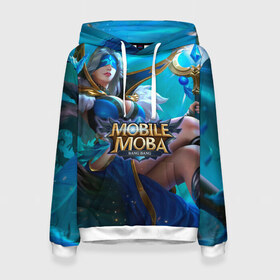 Женская толстовка 3D с принтом mobile legends в городе Новоалтайск, 100% полиэстер  | двухслойный капюшон со шнурком для регулировки, мягкие манжеты на рукавах и по низу толстовки, спереди карман-кенгуру с мягким внутренним слоем. | 5v5 | dota | game | heroes | legends | moba | mobile | mobile legends | mobile moba | pubg | pvp | герои | дети | для женщин | для мужчин | дота | игра | легенда | моба | мобла